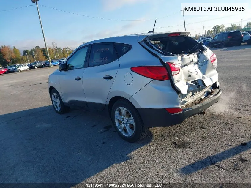 2014 Hyundai Tucson VIN: KM8JT3AF3EU845985 Lot: 12119541