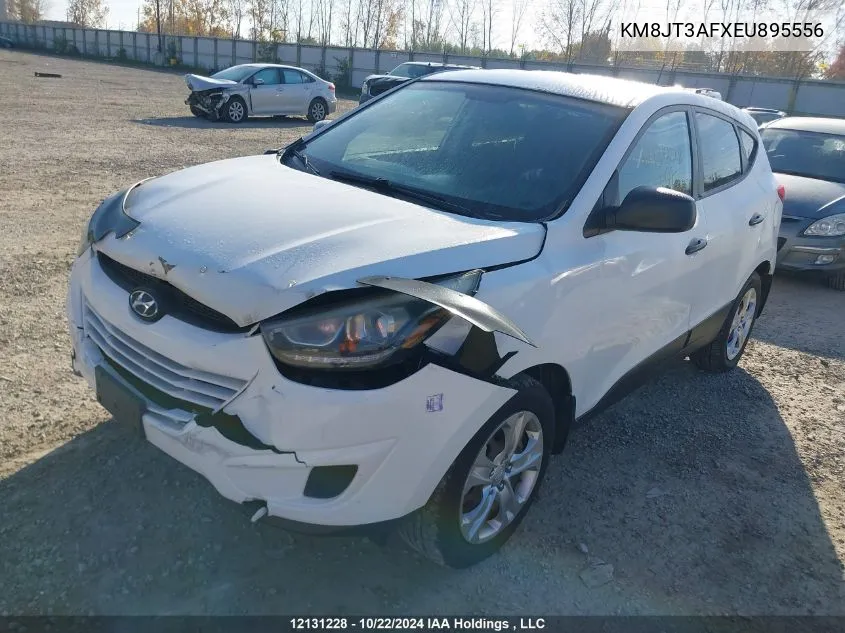 2014 Hyundai Tucson Gl VIN: KM8JT3AFXEU895556 Lot: 12131228