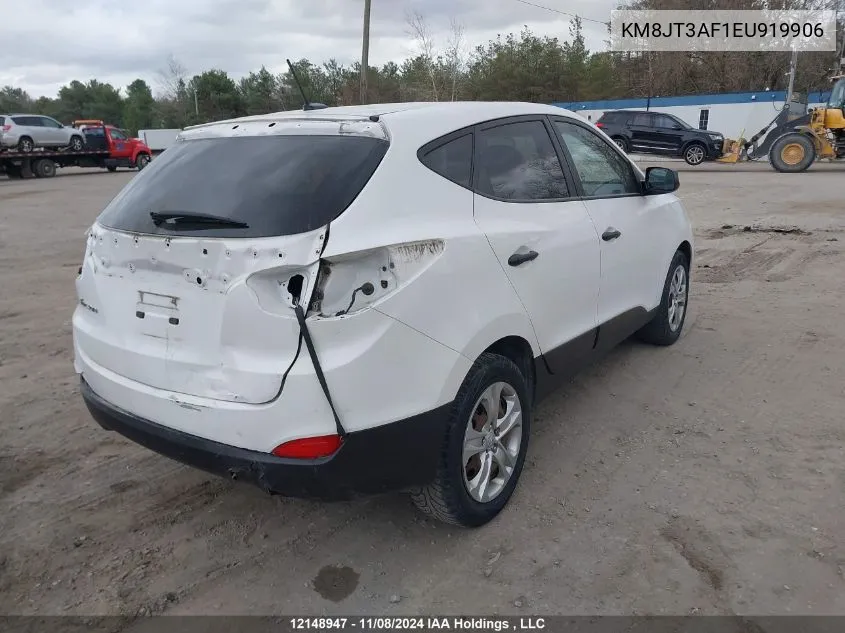 2014 Hyundai Tucson Gls VIN: KM8JT3AF1EU919906 Lot: 12148947