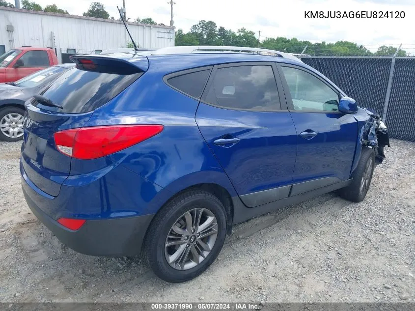 KM8JU3AG6EU824120 2014 Hyundai Tucson Se