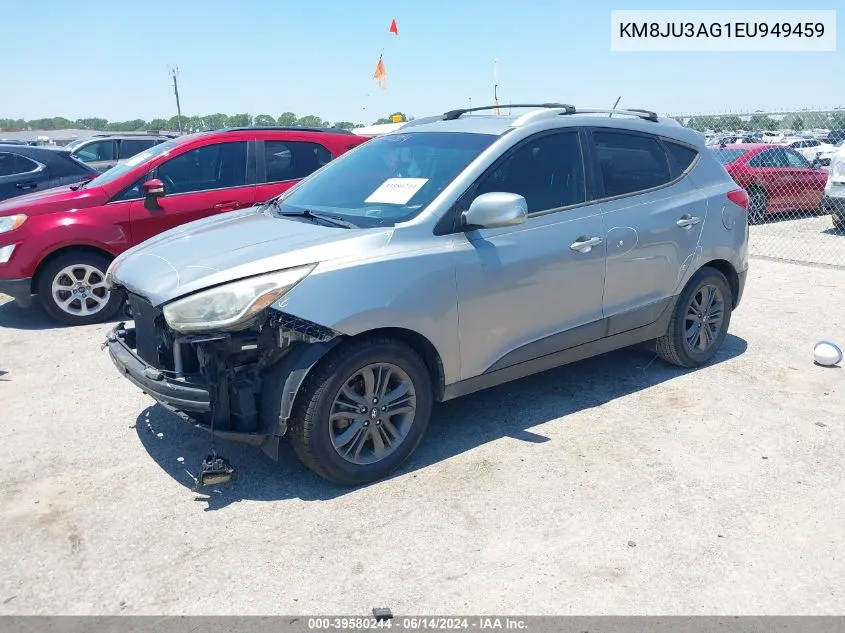 2014 Hyundai Tucson Se VIN: KM8JU3AG1EU949459 Lot: 39580244