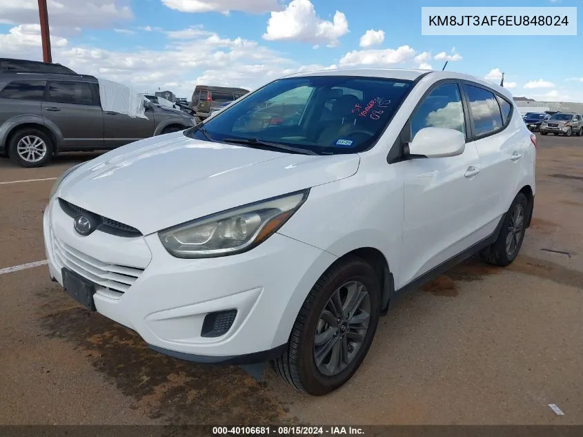 2014 Hyundai Tucson Gls VIN: KM8JT3AF6EU848024 Lot: 40106681