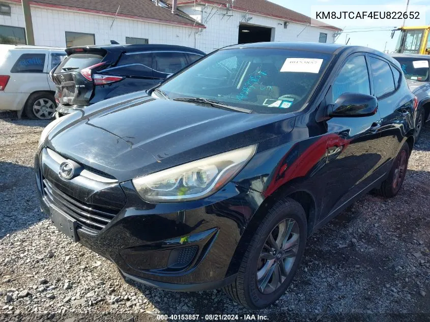 2014 Hyundai Tucson Gls VIN: KM8JTCAF4EU822652 Lot: 40153857