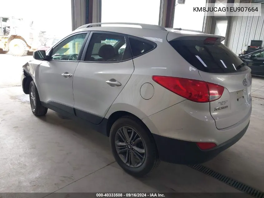 KM8JUCAG1EU907664 2014 Hyundai Tucson Se