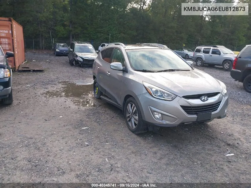 2014 Hyundai Tucson Limited VIN: KM8JUCAG6EU812873 Lot: 40345741