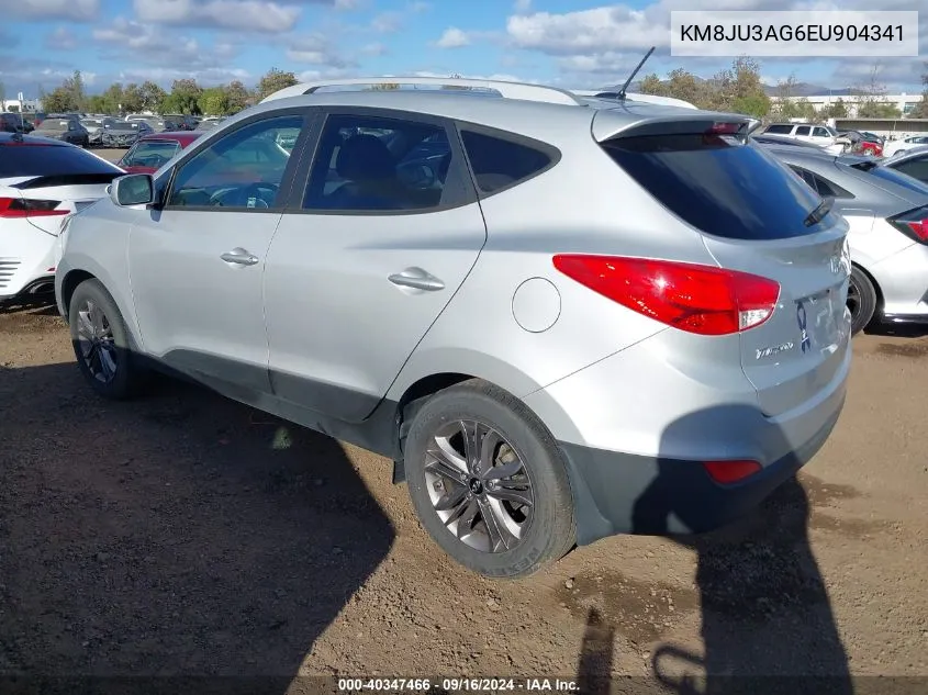 KM8JU3AG6EU904341 2014 Hyundai Tucson Se