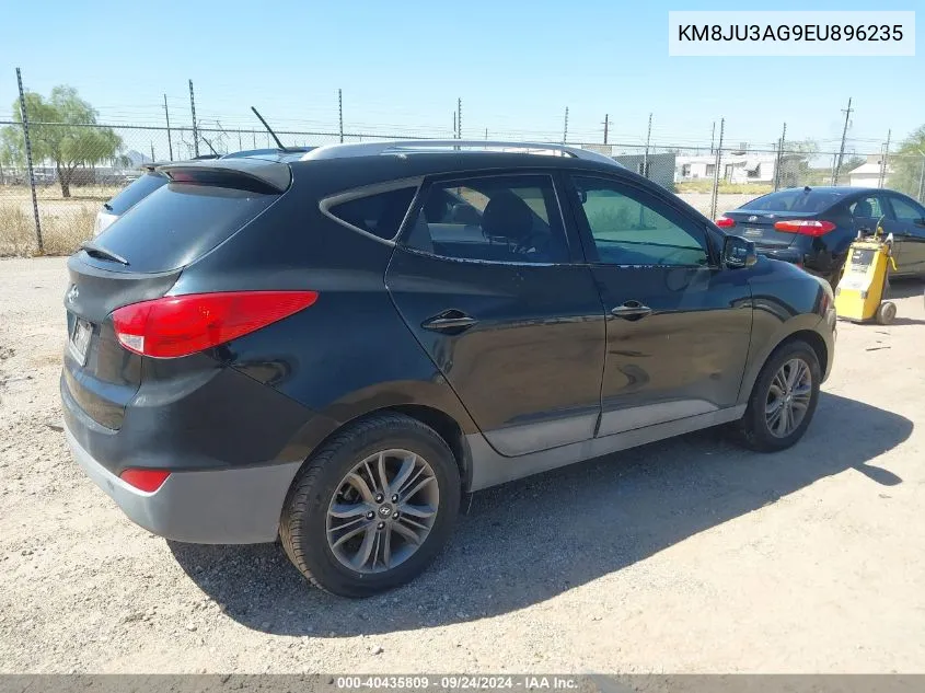 2014 Hyundai Tucson Se VIN: KM8JU3AG9EU896235 Lot: 40435809