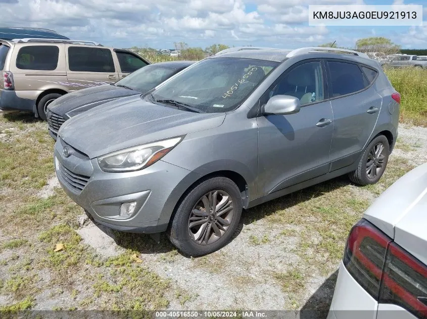 2014 Hyundai Tucson Gls/Limited/Se VIN: KM8JU3AG0EU921913 Lot: 40516550