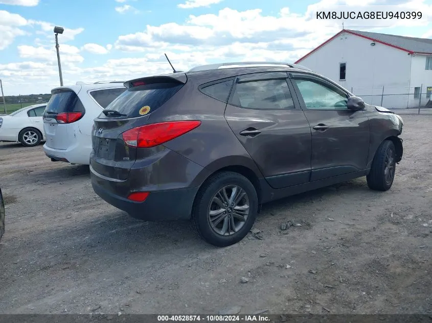 2014 Hyundai Tucson Gls/Limited/Se VIN: KM8JUCAG8EU940399 Lot: 40528574