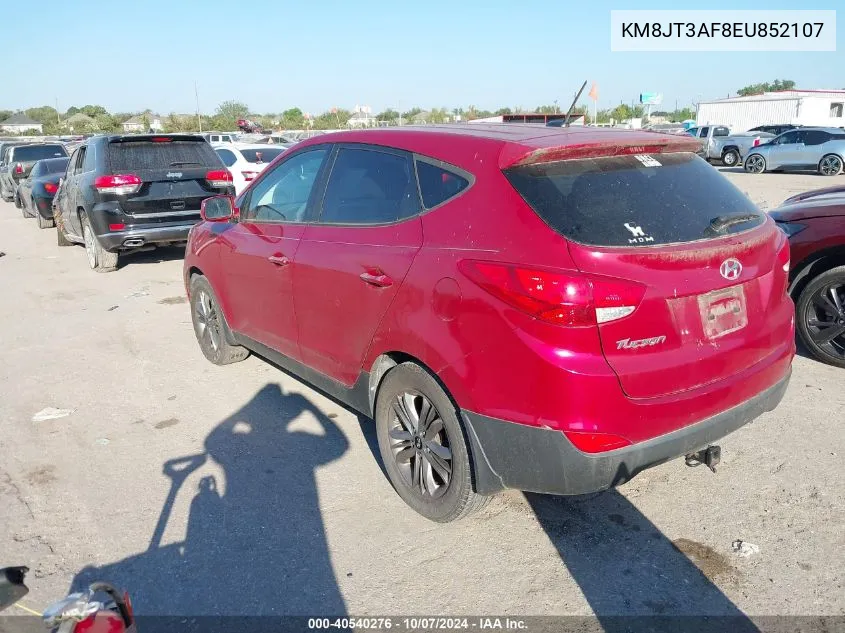 2014 Hyundai Tucson Gls VIN: KM8JT3AF8EU852107 Lot: 40540276