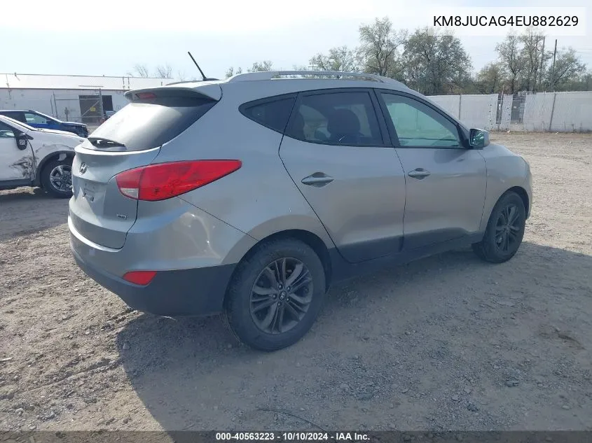 2014 Hyundai Tucson Se VIN: KM8JUCAG4EU882629 Lot: 40563223