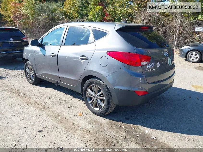 2014 Hyundai Tucson Gls VIN: KM8JTCAF3EU850832 Lot: 40574323