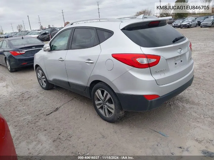 2014 Hyundai Tucson Limited VIN: KM8JUCAG1EU846705 Lot: 40616037