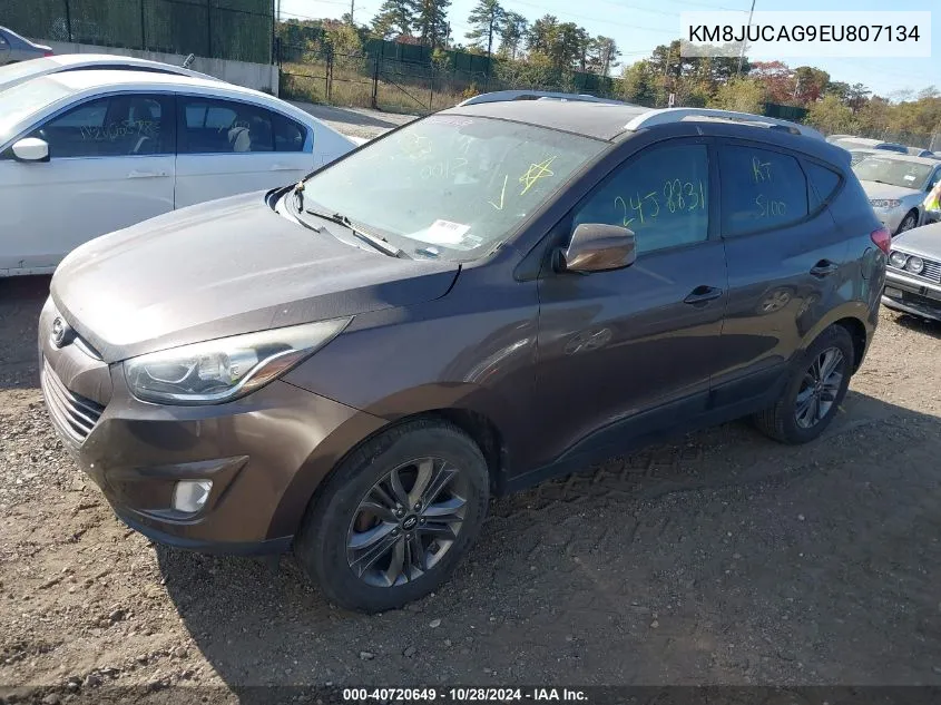 KM8JUCAG9EU807134 2014 Hyundai Tucson Se