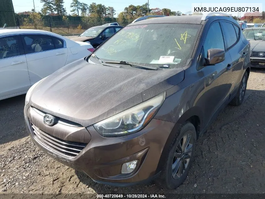 KM8JUCAG9EU807134 2014 Hyundai Tucson Se