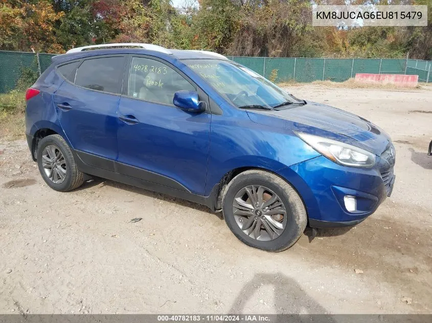 2014 Hyundai Tucson Se VIN: KM8JUCAG6EU815479 Lot: 40782183