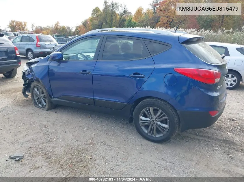 2014 Hyundai Tucson Se VIN: KM8JUCAG6EU815479 Lot: 40782183