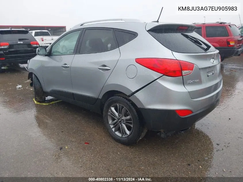 KM8JU3AG7EU905983 2014 Hyundai Tucson Se