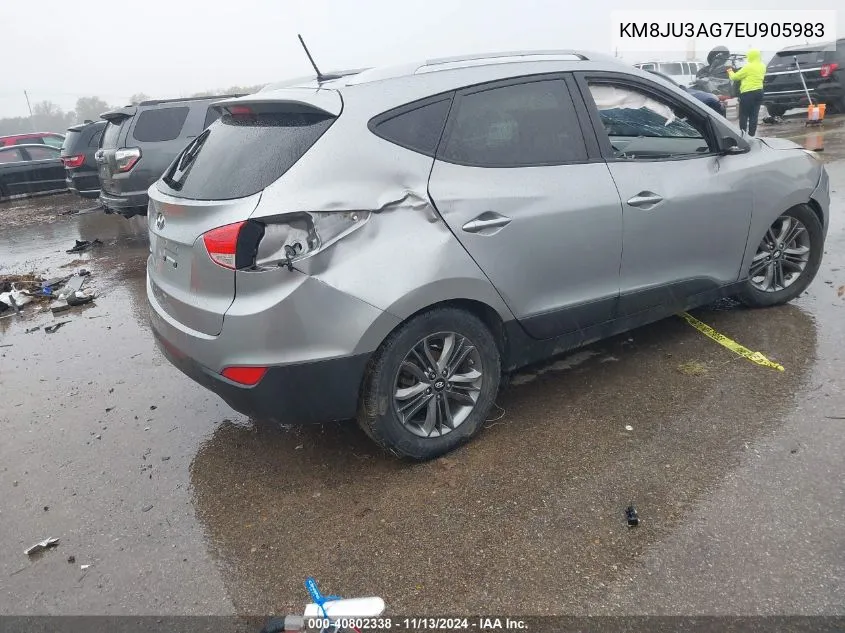 KM8JU3AG7EU905983 2014 Hyundai Tucson Se