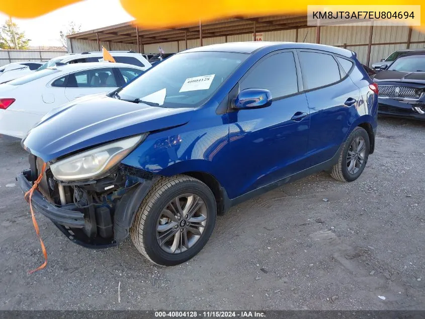 2014 Hyundai Tucson Gls VIN: KM8JT3AF7EU804694 Lot: 40804128