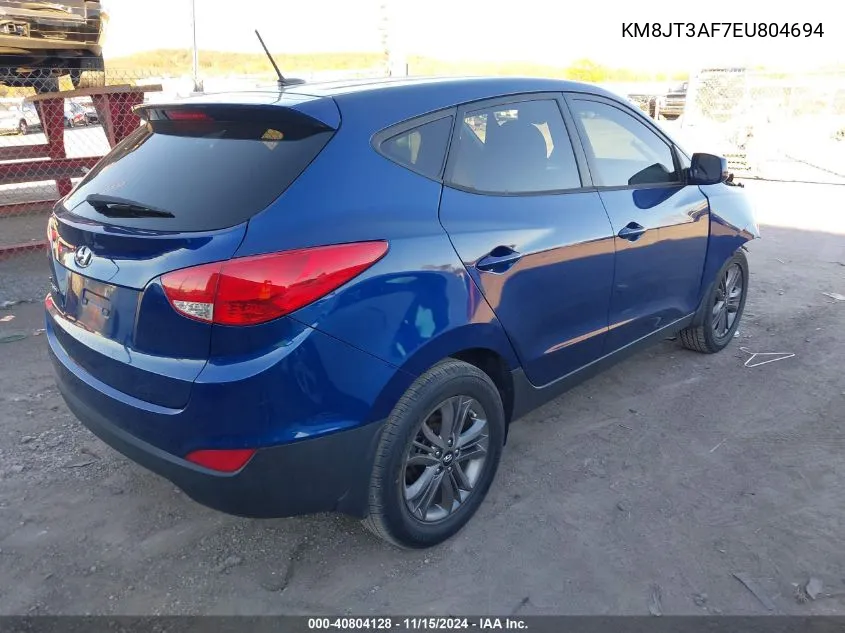 2014 Hyundai Tucson Gls VIN: KM8JT3AF7EU804694 Lot: 40804128