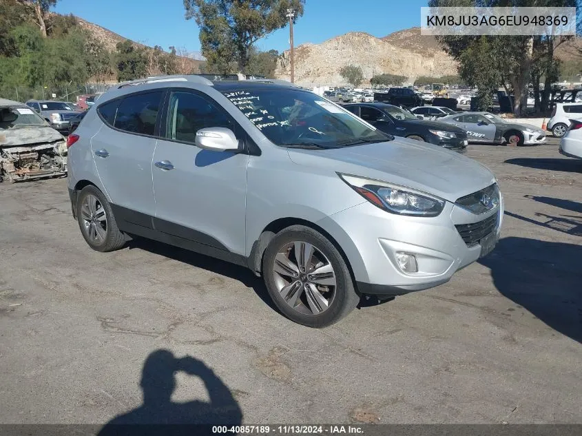 KM8JU3AG6EU948369 2014 Hyundai Tucson Limited