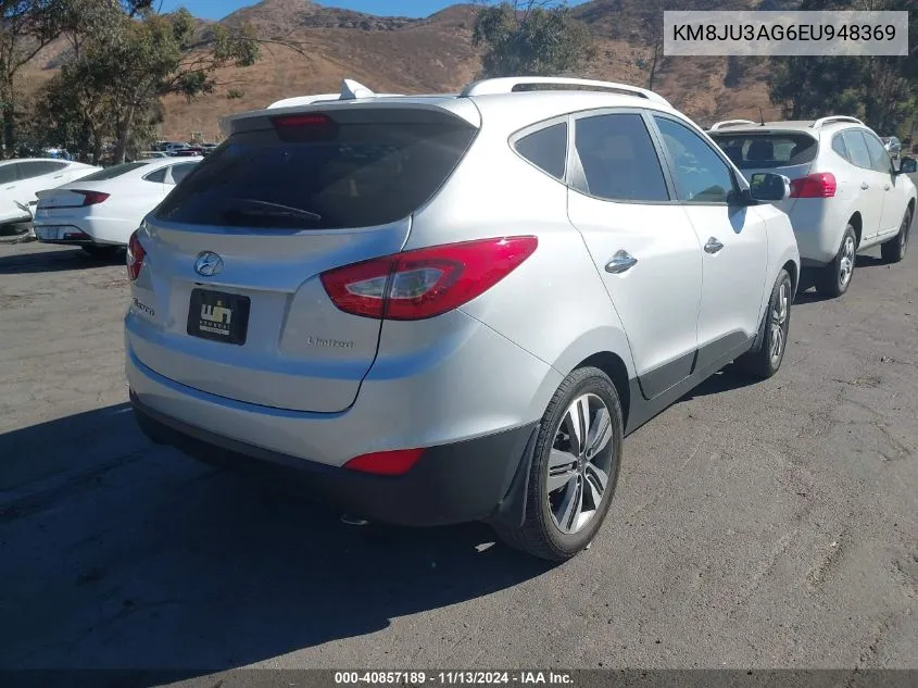 KM8JU3AG6EU948369 2014 Hyundai Tucson Limited