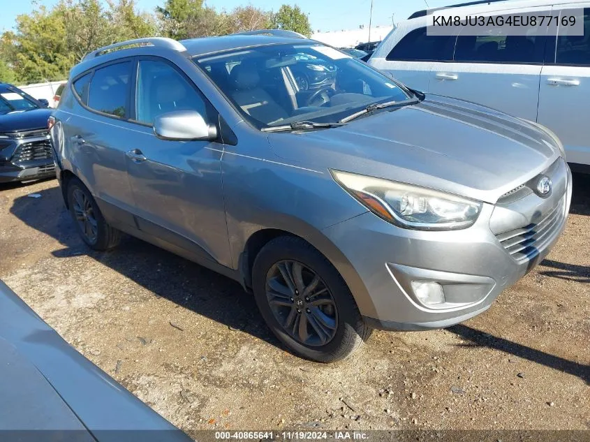 2014 Hyundai Tucson Se VIN: KM8JU3AG4EU877169 Lot: 40865641