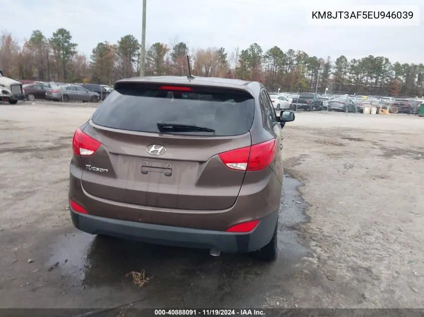 2014 Hyundai Tucson Gls VIN: KM8JT3AF5EU946039 Lot: 40888091