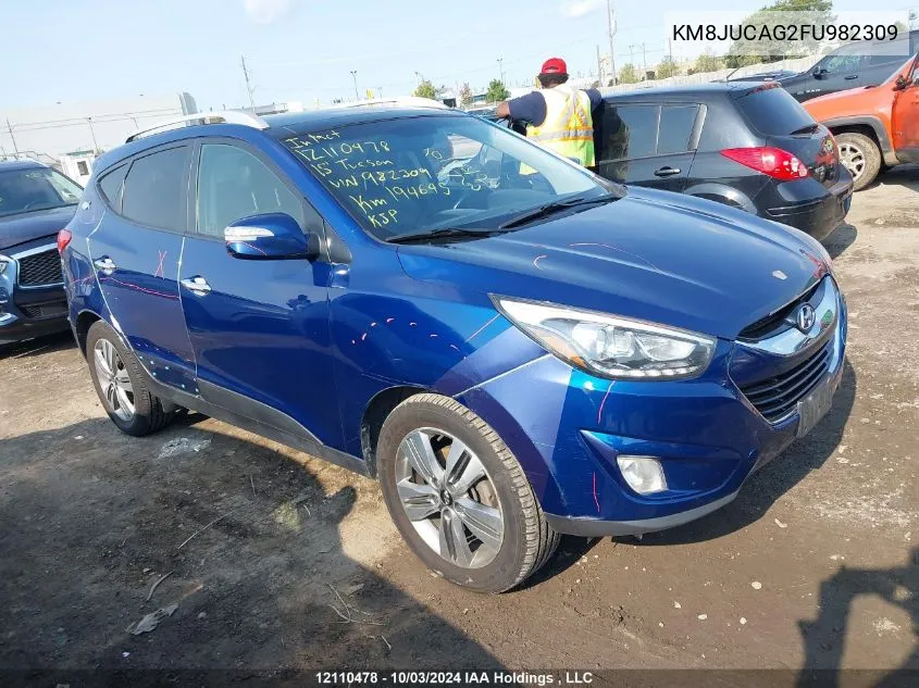 KM8JUCAG2FU982309 2015 Hyundai Tucson