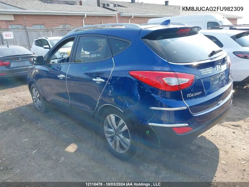 KM8JUCAG2FU982309 2015 Hyundai Tucson