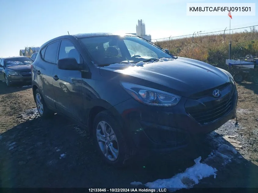 2015 Hyundai Tucson Gls VIN: KM8JTCAF6FU091501 Lot: 12133845