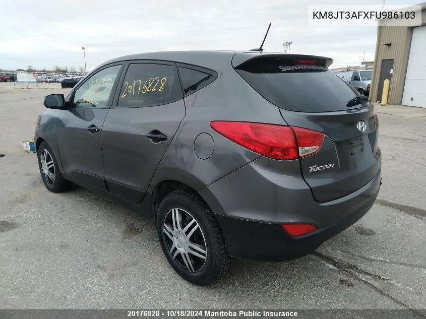 KM8JT3AFXFU986103 2015 Hyundai Tucson Gl