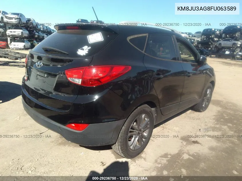 2015 Hyundai Tucson Se VIN: KM8JU3AG8FU063589 Lot: 29236750