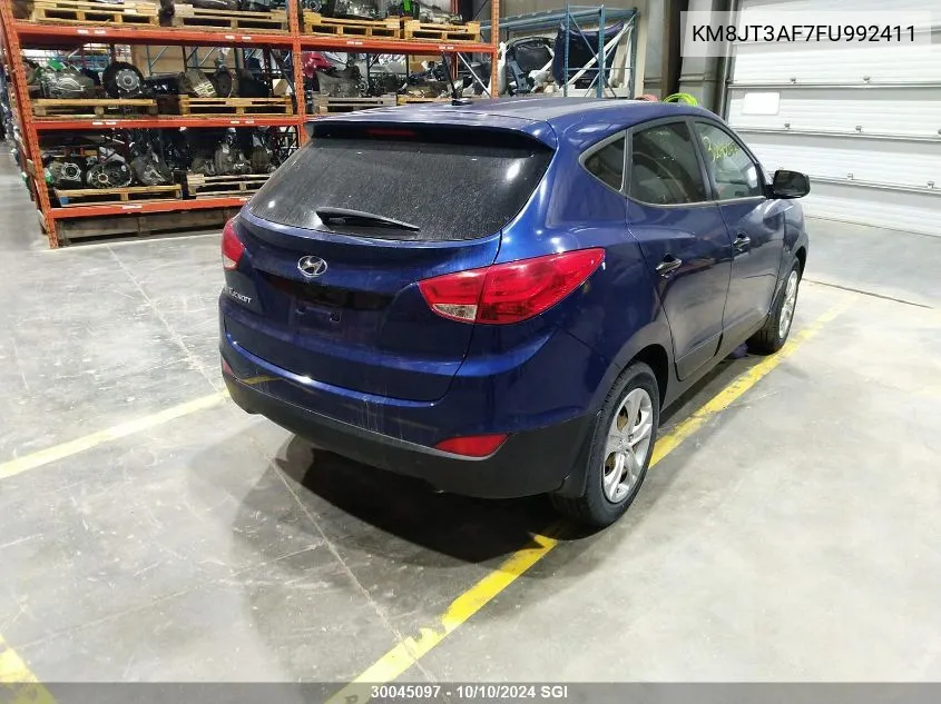 2015 Hyundai Tucson Gls VIN: KM8JT3AF7FU992411 Lot: 30045097