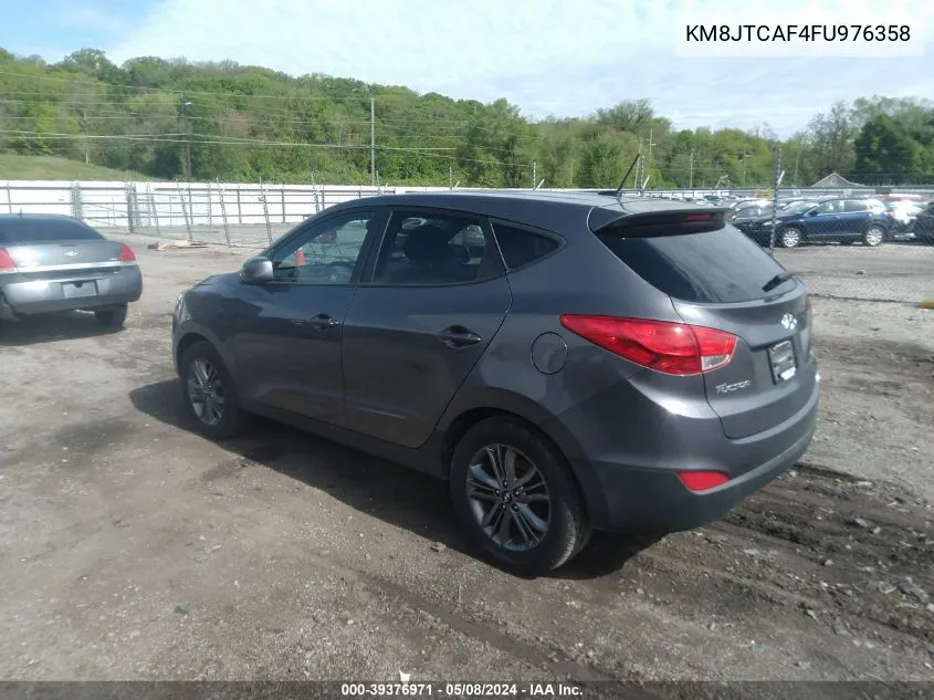 2015 Hyundai Tucson Gls VIN: KM8JTCAF4FU976358 Lot: 39376971