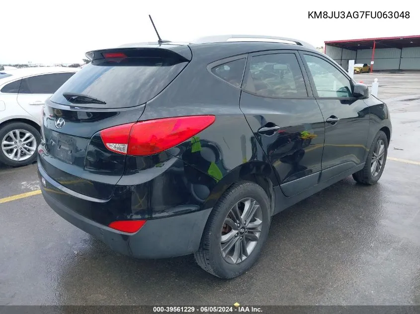 2015 Hyundai Tucson Se VIN: KM8JU3AG7FU063048 Lot: 39561229