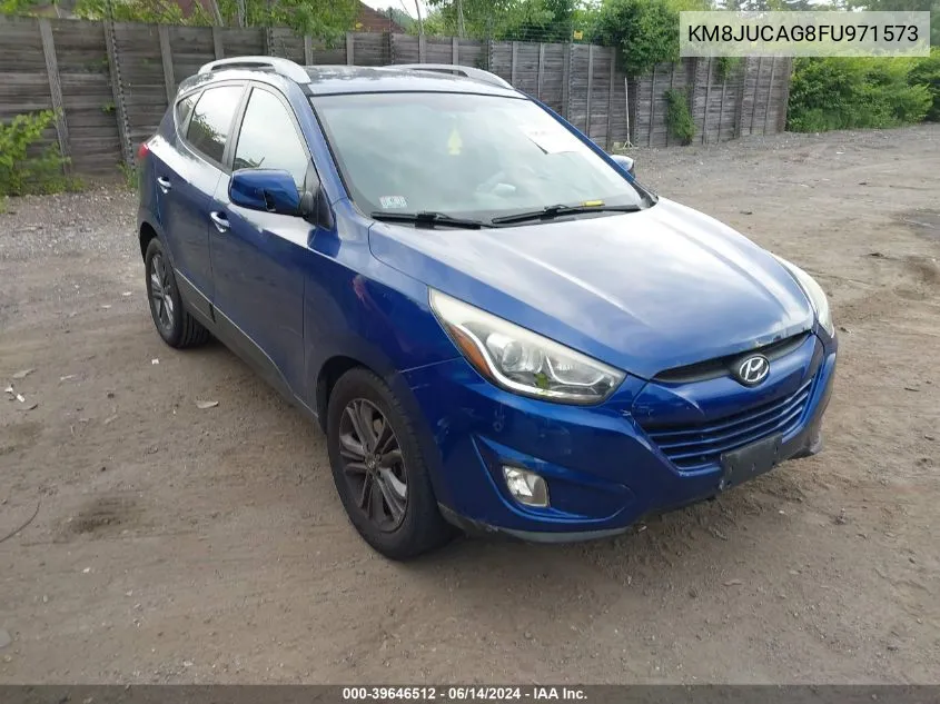 2015 Hyundai Tucson Se VIN: KM8JUCAG8FU971573 Lot: 39646512