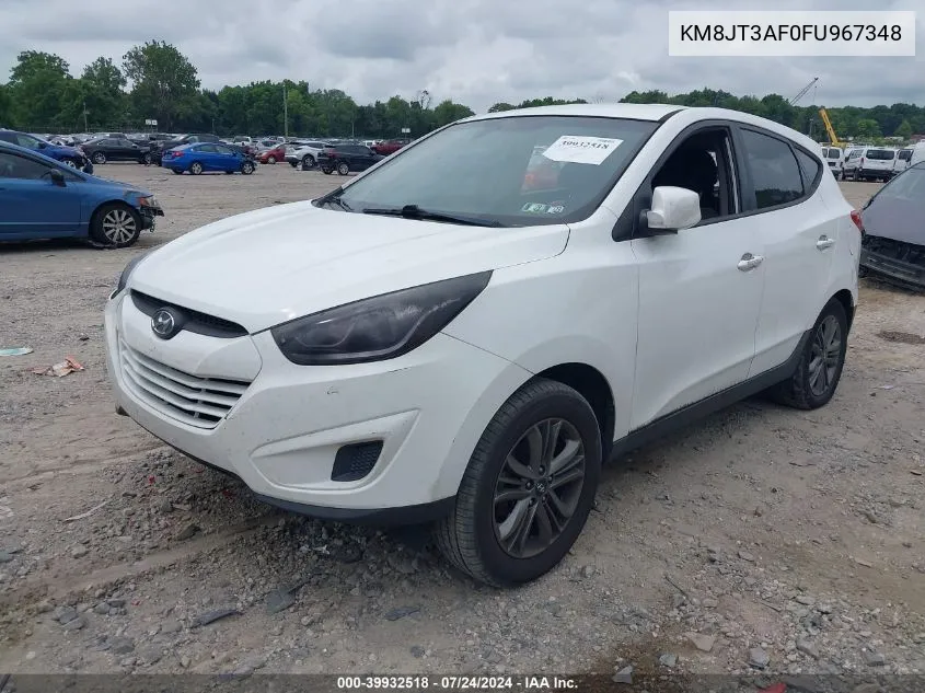 2015 Hyundai Tucson Gls VIN: KM8JT3AF0FU967348 Lot: 39932518