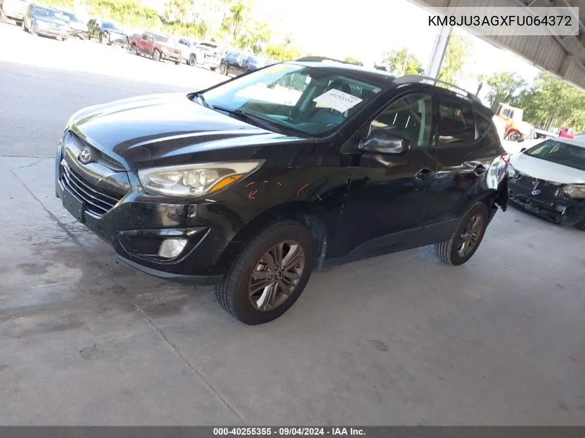 2015 Hyundai Tucson Limited/Se VIN: KM8JU3AGXFU064372 Lot: 40255355