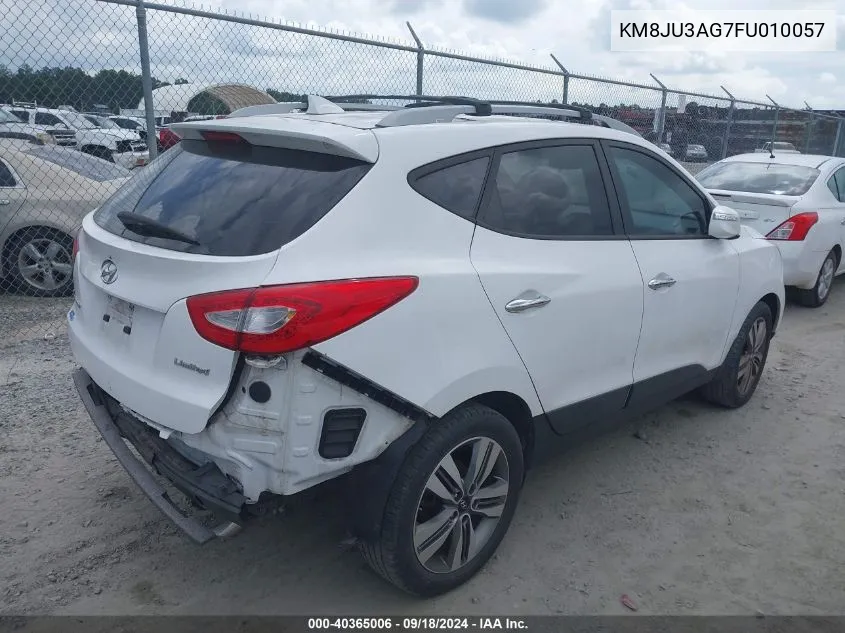 KM8JU3AG7FU010057 2015 Hyundai Tucson Limited