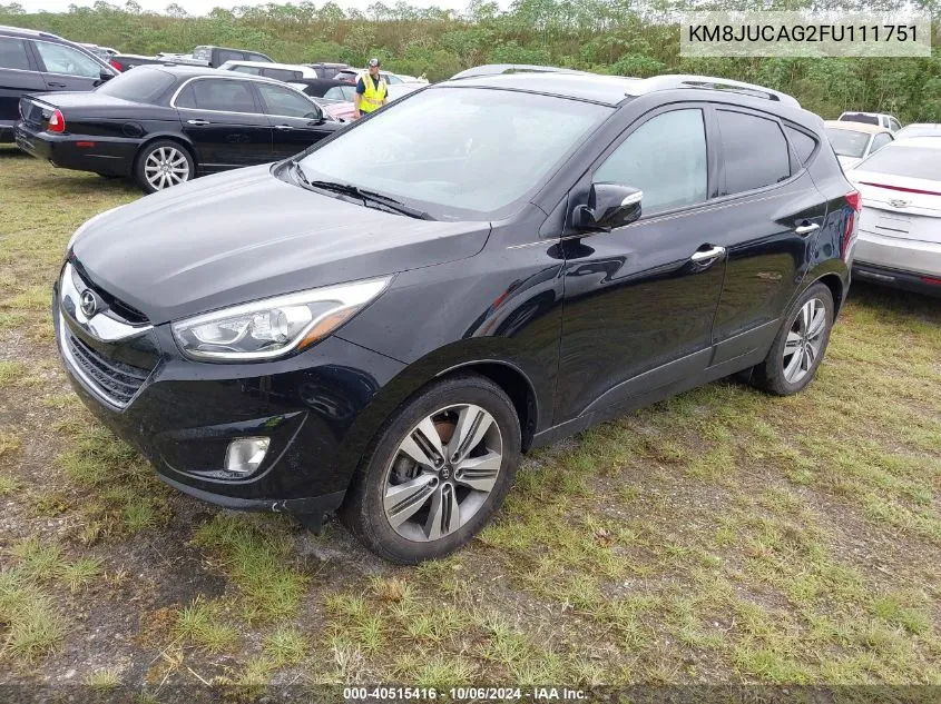 2015 Hyundai Tucson Limited/Se VIN: KM8JUCAG2FU111751 Lot: 40515416