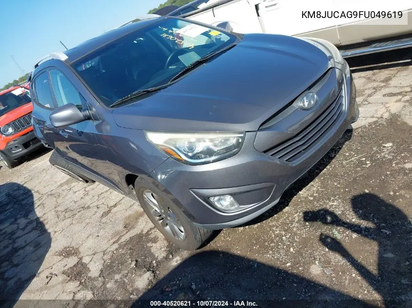 2015 Hyundai Tucson Se VIN: KM8JUCAG9FU049619 Lot: 40520621