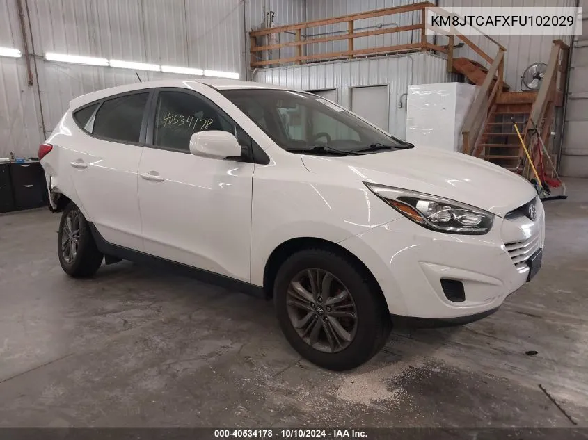 2015 Hyundai Tucson Gls VIN: KM8JTCAFXFU102029 Lot: 40534178