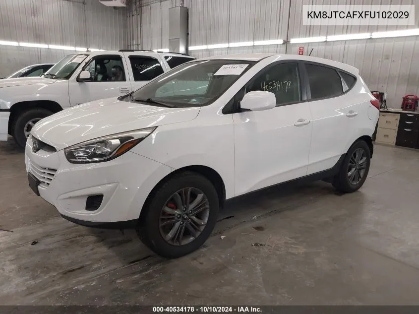 2015 Hyundai Tucson Gls VIN: KM8JTCAFXFU102029 Lot: 40534178