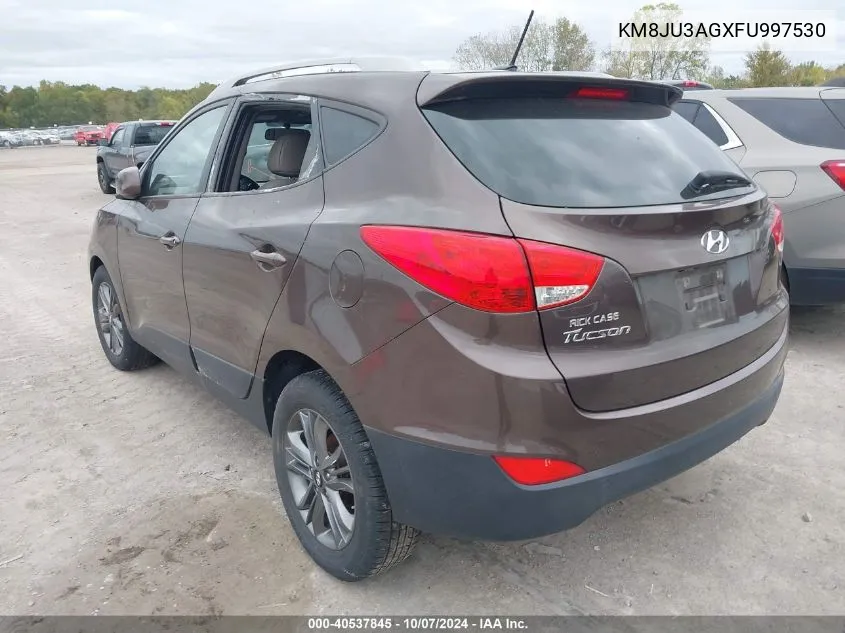 2015 Hyundai Tucson Se VIN: KM8JU3AGXFU997530 Lot: 40537845