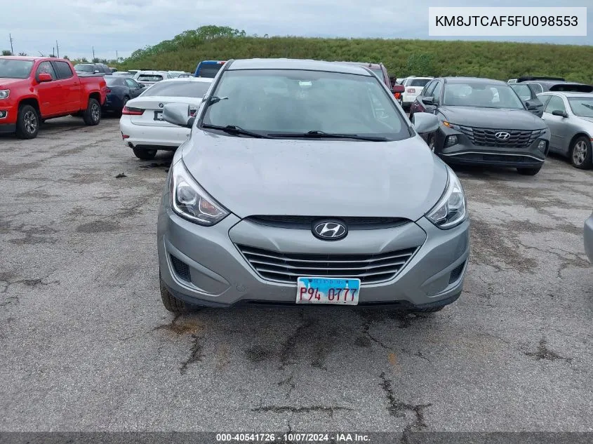 2015 Hyundai Tucson Gls VIN: KM8JTCAF5FU098553 Lot: 40541726