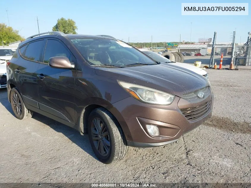 2015 Hyundai Tucson Limited/Se VIN: KM8JU3AG7FU005294 Lot: 40560801