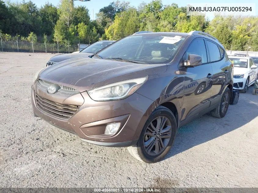 2015 Hyundai Tucson Limited/Se VIN: KM8JU3AG7FU005294 Lot: 40560801