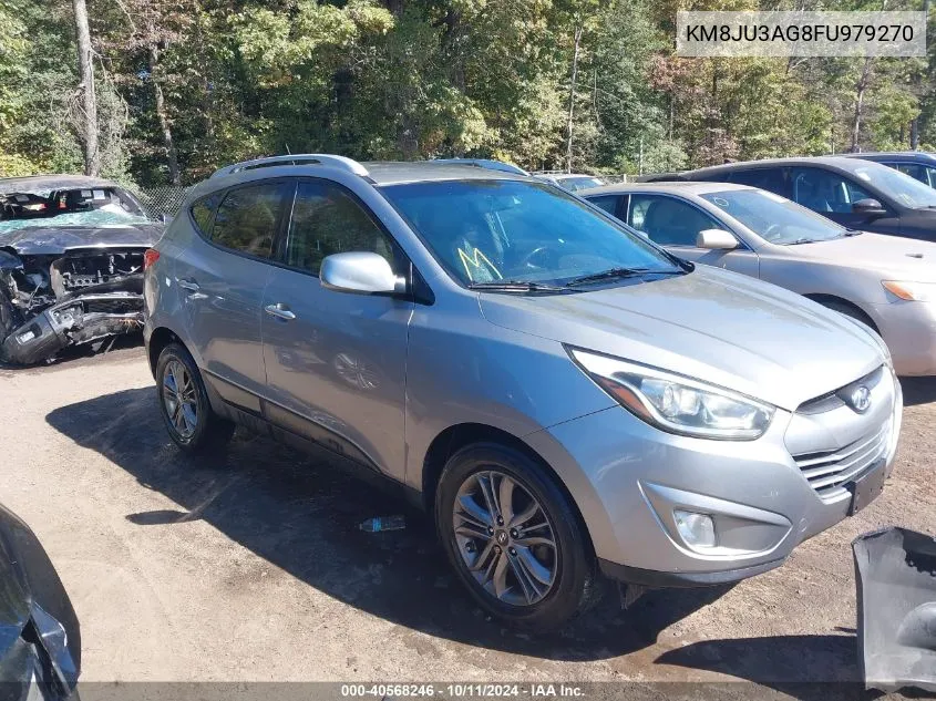 2015 Hyundai Tucson Se VIN: KM8JU3AG8FU979270 Lot: 40568246